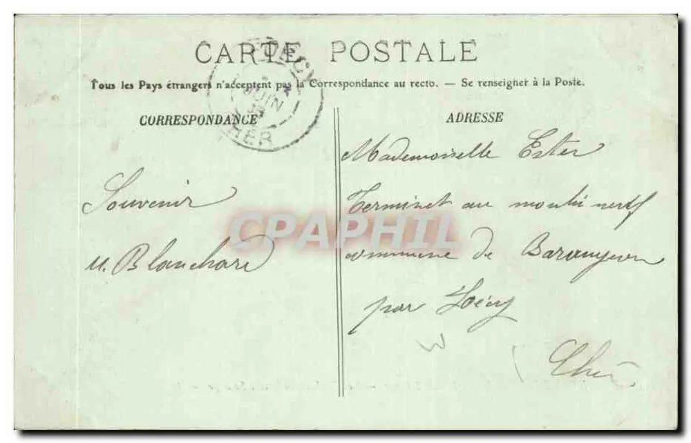 Dintorni di Bourges. Santa Solange — La Tomba di Santa Solange — LL. - Verso