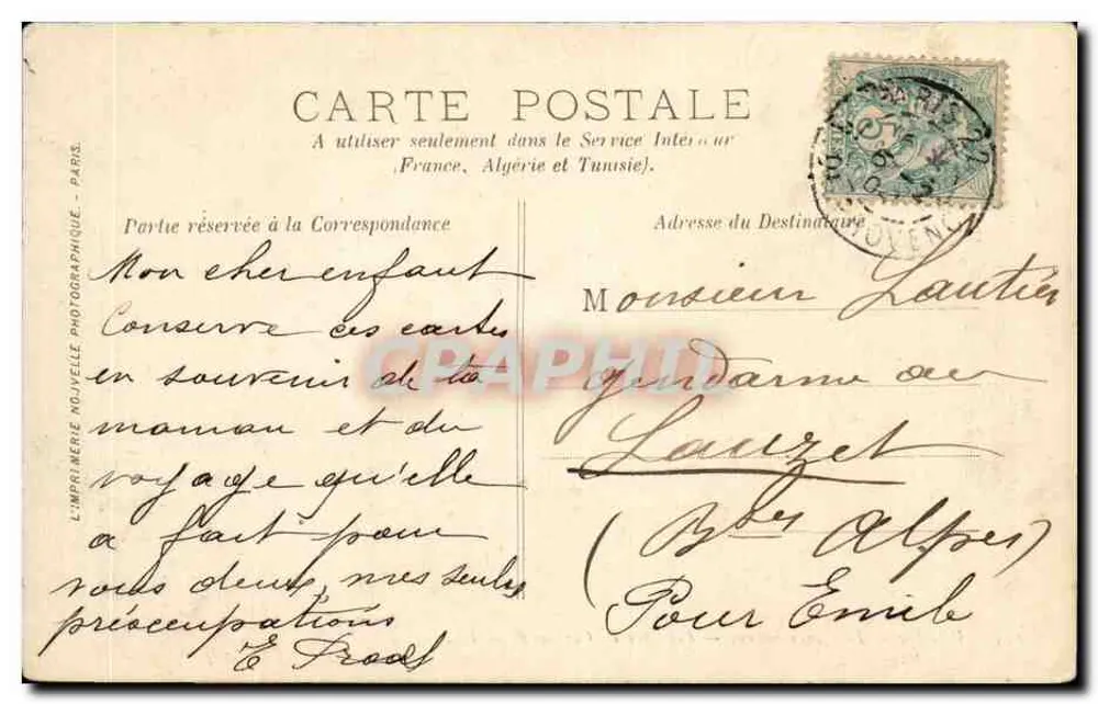 Paris — Luxembourg — Fontäne Carpeaux — LL. — n°155 - Rückseite