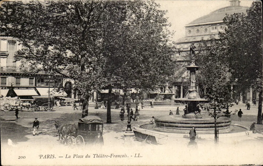 Paris — Place du Théâtre-Français — LL. — Nr. 200 - Vorderseite