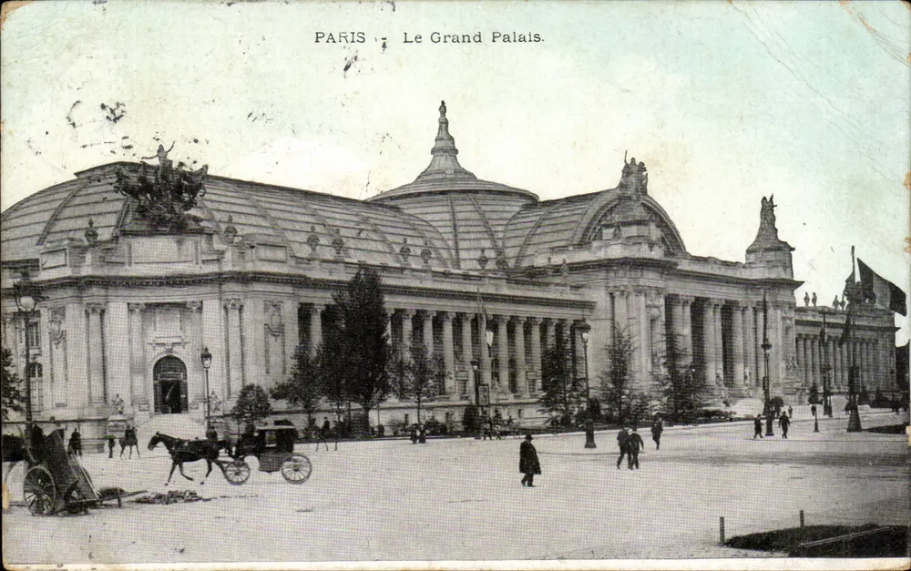 Parijs - Het Grand Palais — uitzicht van buiten — onbekende uitgever, serie-nummer niet zichtbaar - Voorkant