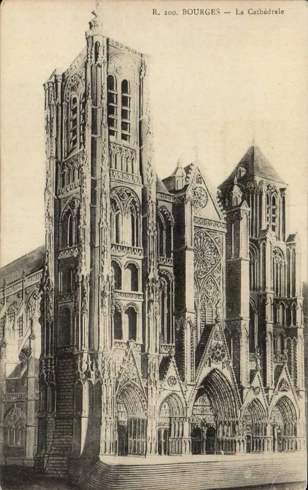 Bourges — A Catedral — R. 200 - Frente