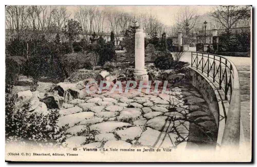 Wien - Die Römische Straße im Stadtpark — Cliché C.D. Blanchard, Verlag, Wien, Nr. 65 - Vorderseite