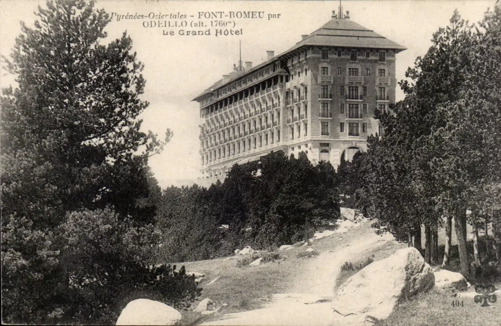 Pyrénées-Orientales - FONT-ROMEU da ODEILLO (alt. 1760m) — L'Hotel Grand - Recto