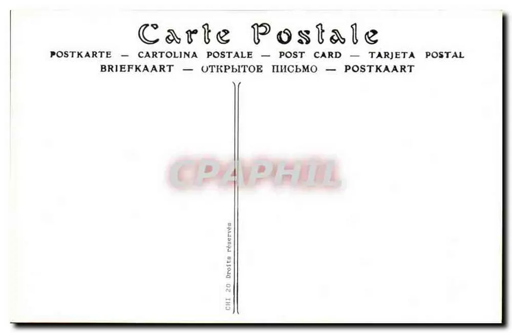 Brest - Place des Portes und Rue Algésiras — städtische Ansicht mit Straßenbahn und Passanten — Verlag CHI 20 Droite - Rückseite