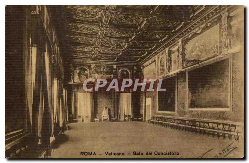 Rom - Vatikan - Sala del Concistoro — Verleger unbekannt, Seriennummer nicht sichtbar - Vorderseite