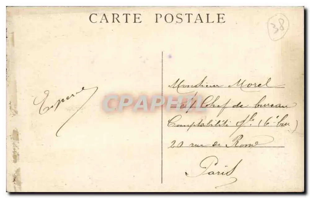 Grenoble — Allgemeiner Blick und das Moucherotte-Massiv — E.R. n°373 - Rückseite