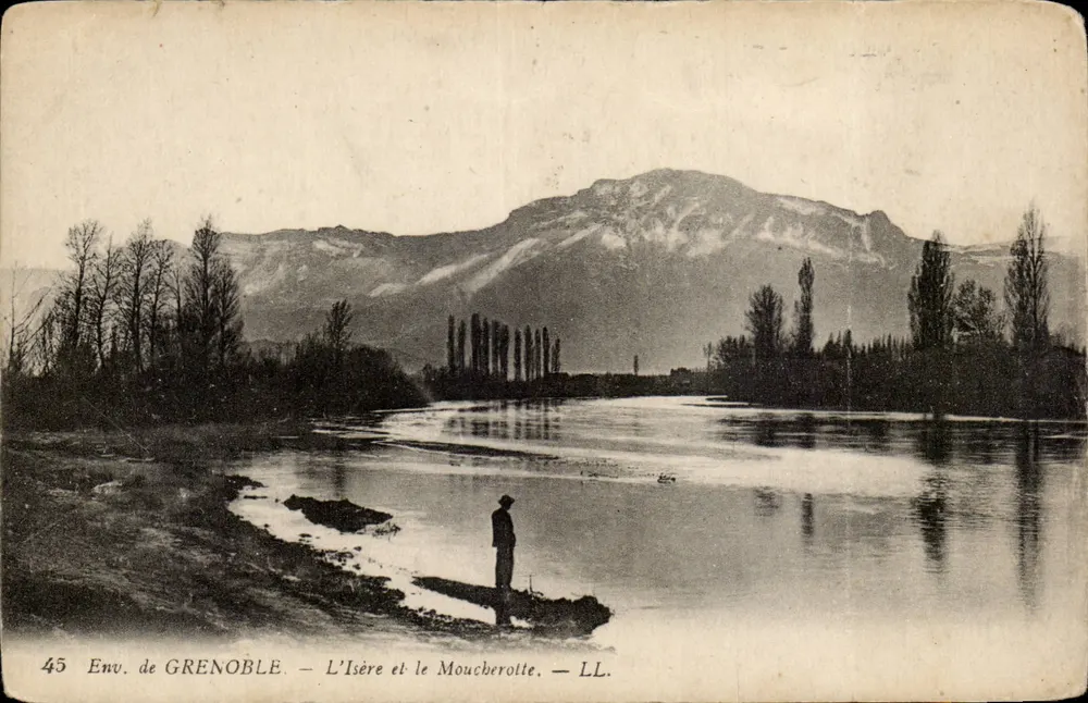 Envio de GRENOBLE — A Isère e o Moucherotte — LL. — n°45 - Frente