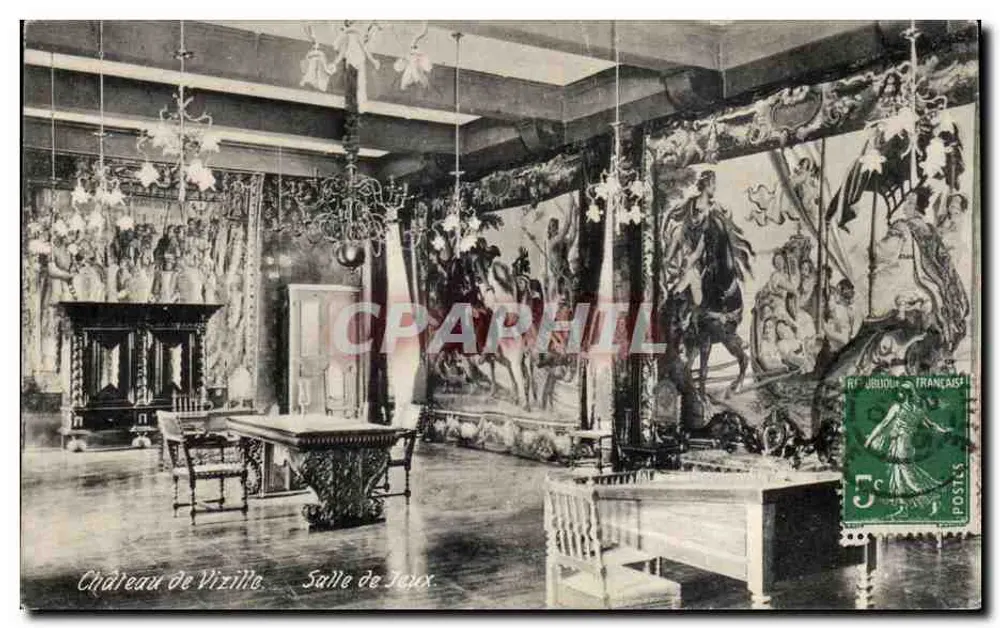 Schloss Vizille — Spielzimmer — Verleger Micheli, Grenoble - Vorderseite