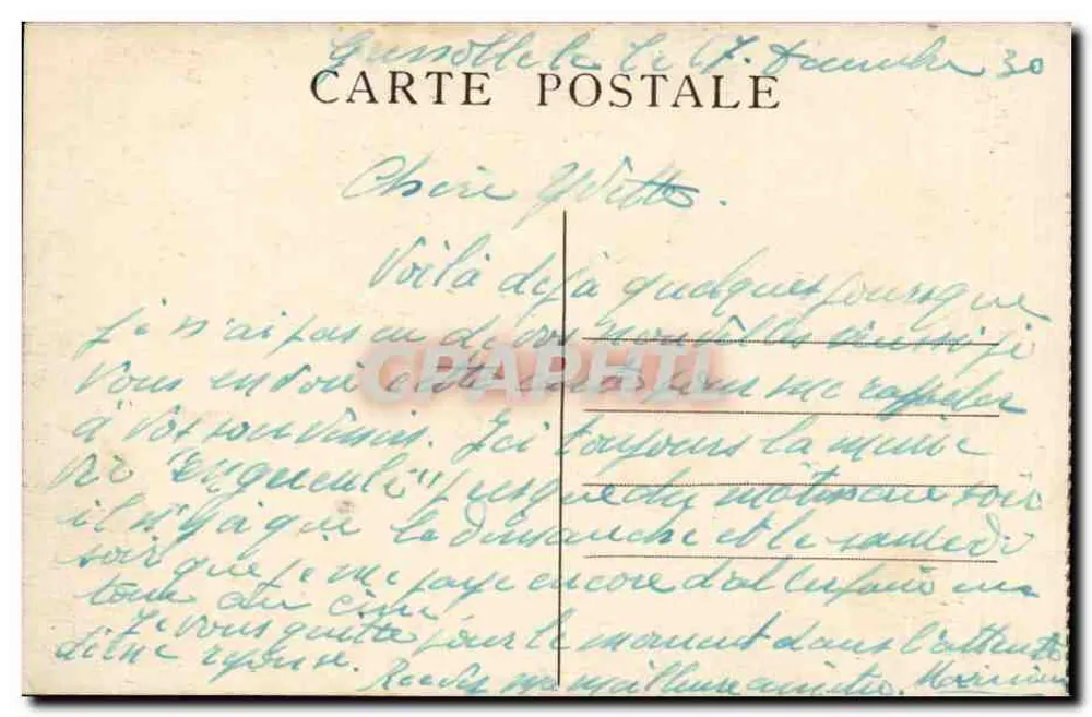 Ambiente de GRENOBLE — L’Isère à l’Île d’Amour — CI. A. V. — n° 0156 - Verso