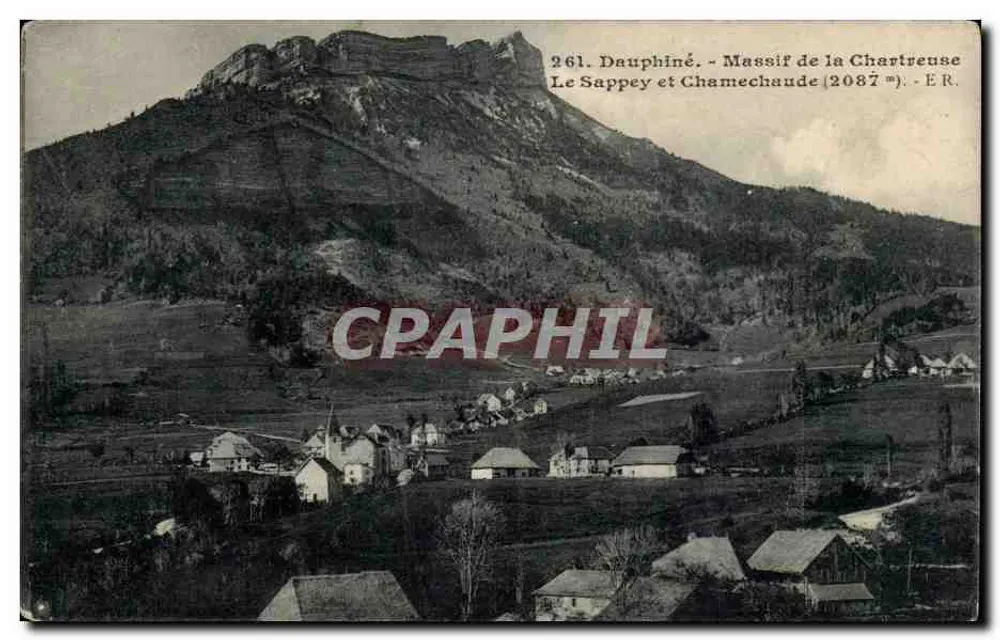 Le Sappey und Chamechaude — Massiv der Chartreuse (2087 m) — E.R. n°261 - Vorderseite
