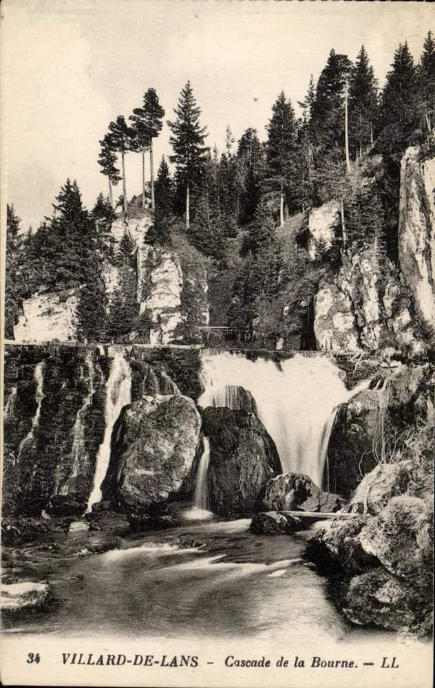 Villard-de-Lans — Cascata da Bourne — LL — n°34 - Frente