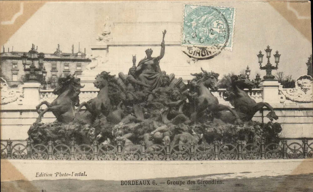 Bordeaux 6 — Grupo dos Girondinos — Edição Photo-Fostal - Frente