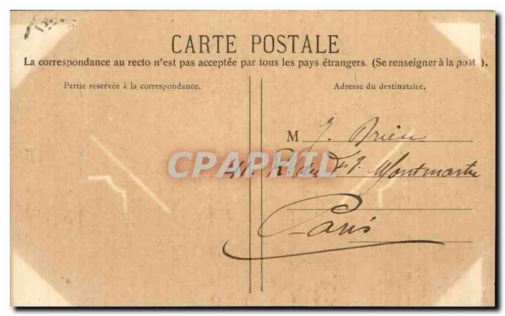 Bordeaux 3. — A Flecha São Miguel — Edição Photo-Postal - Verso