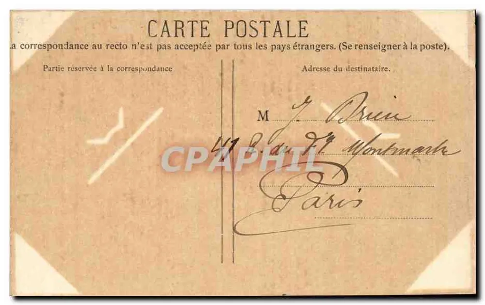 Bordeaux 29. — O Grande Teatro. — Edição FotoPostal. - Verso