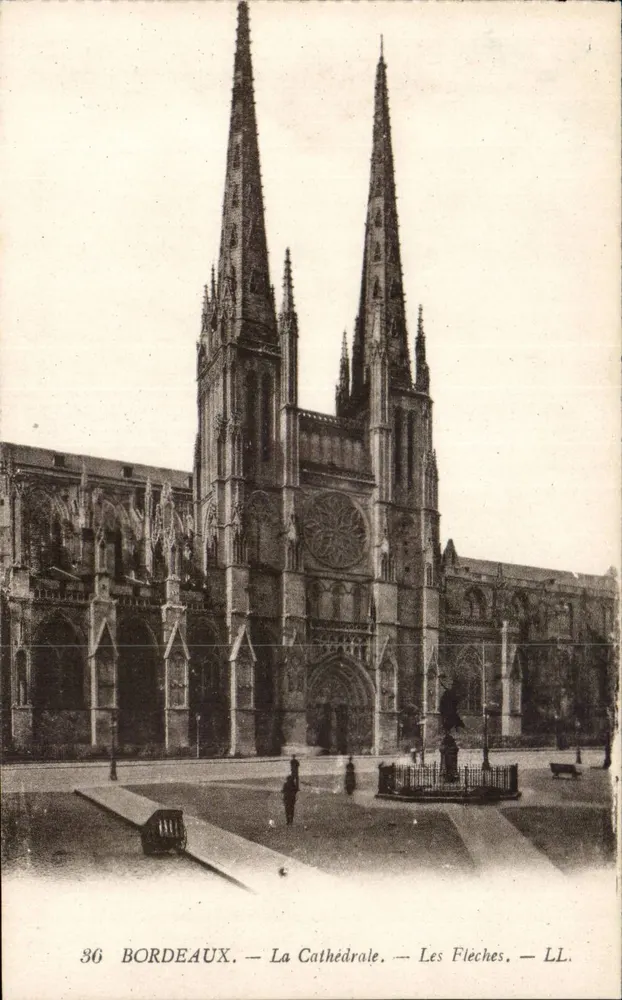 Bordeaux — A Catedral — As Flechas — LL. — N° 36 - Frente