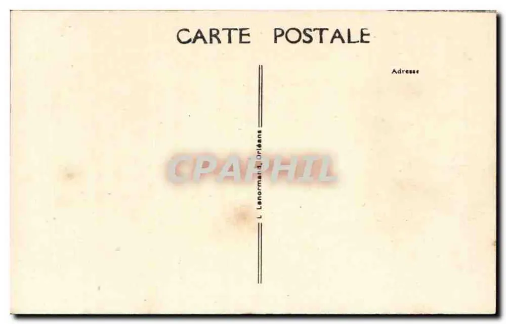 Cléry (Loiret) — O Monte dos Eleitos — estátua da Virgem - Verso