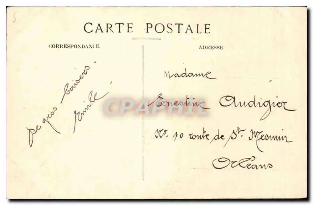 Orléans — Joana d'Arc, por Goy — Edit. H.C. n°522 - Verso