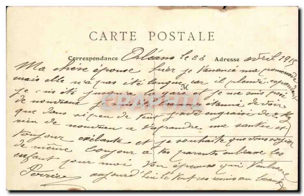 Orléans — A Catedral — ThG, n°685 - Verso