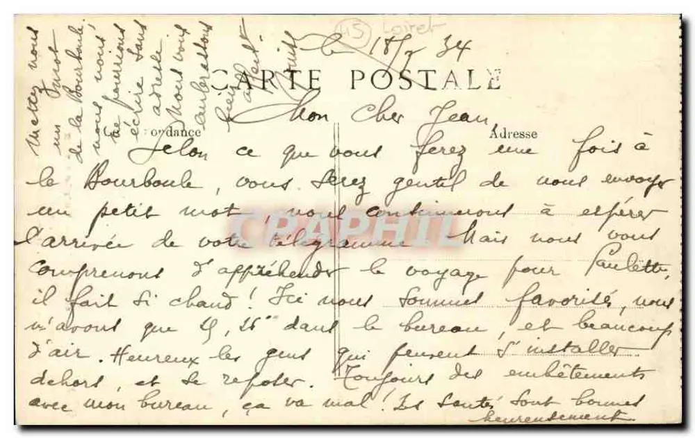 Orléans — Santa Cruz — Editor E.P.D. n° 114 - Verso