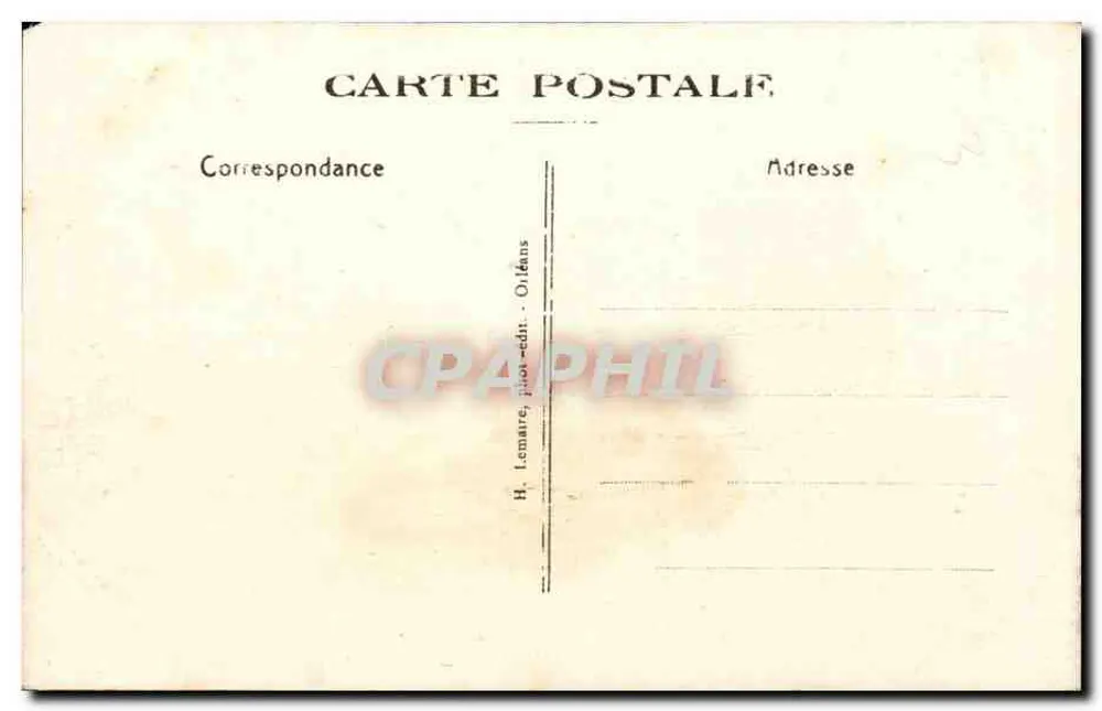 Cléry (Loiret) — A Basílica, Abside — H. Lemare, fot.-editor Orléans - Verso