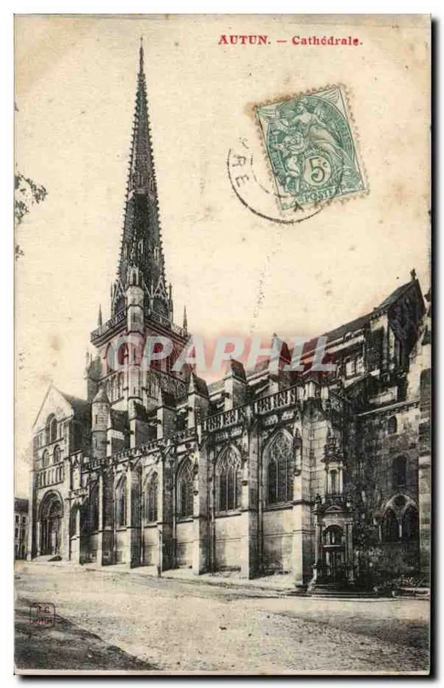 Autun — Catedral — Editor desconhecido, número de série não visível - Frente