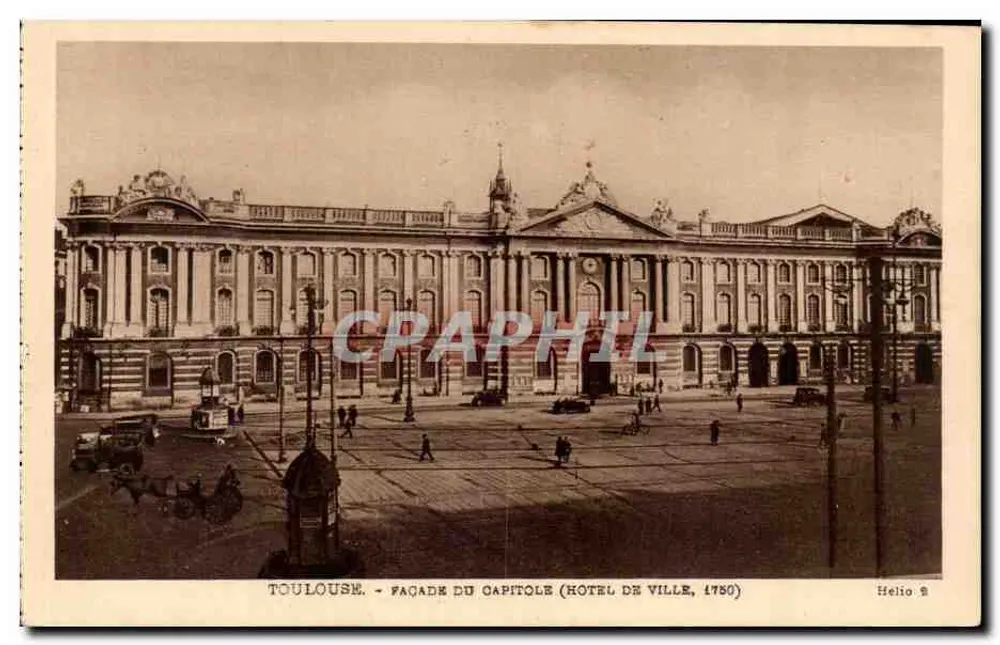 Toulouse - Fassade des Capitole (Stadthaus, 1780) — Helio 8 - Vorderseite
