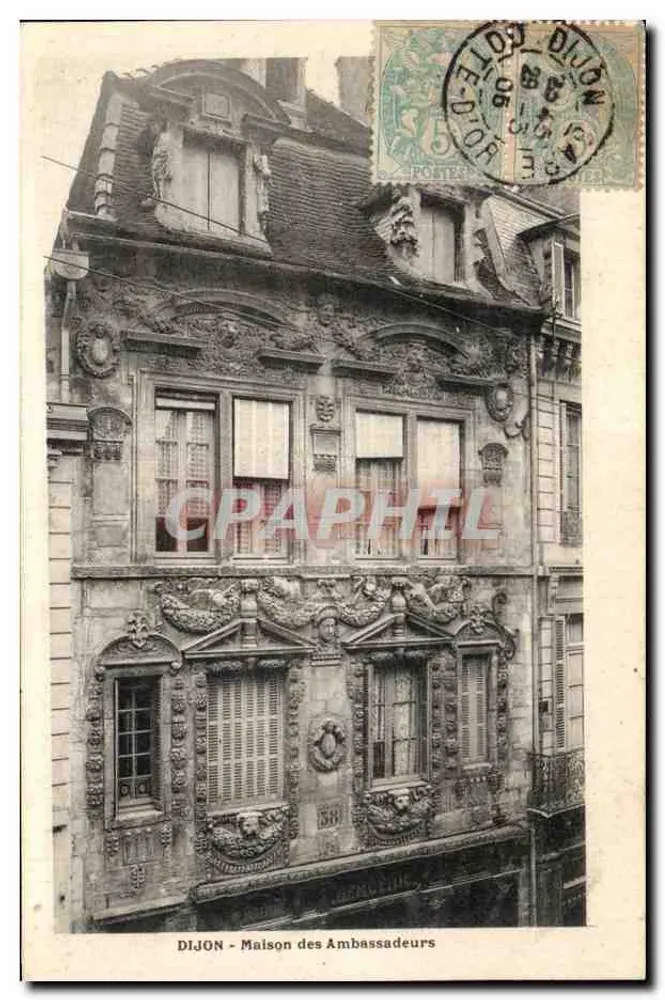 Dijon - Casa dos Embaixadores — editor não visível, número de série não legível - Frente