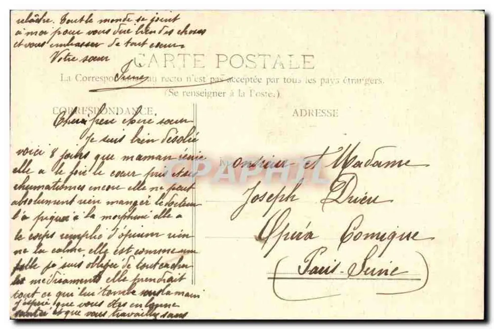 Dijon - Casa dos Embaixadores — editor não visível, número de série não legível - Verso