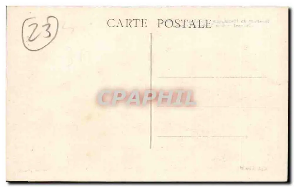 Umgebung von Montluçon - EVAUX les-BAINS — Les Rochers de Bord — Verleger: G. Blondet - Rückseite