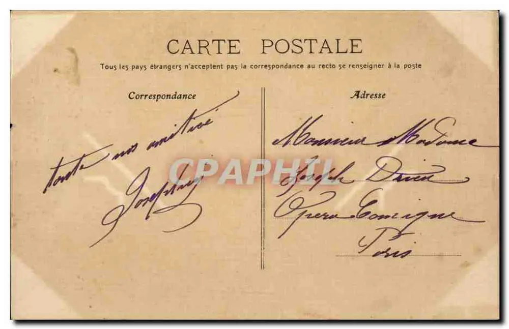 Dijon — Route de Plombières. Le Foulon — Verlag OPOSTES, Nummer 72 - Rückseite