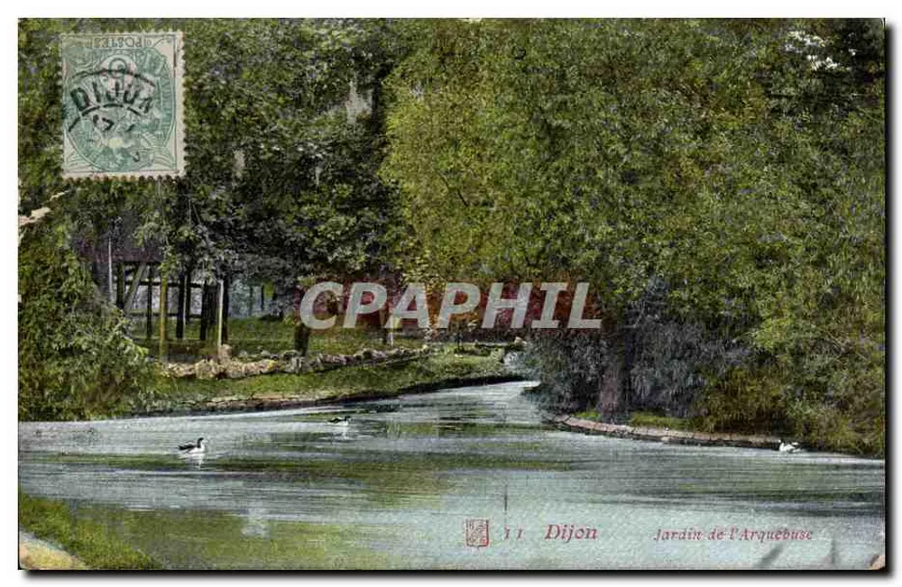 Dijon — Jardim da Arquebuse — editor Dijon, n° 11 - Frente