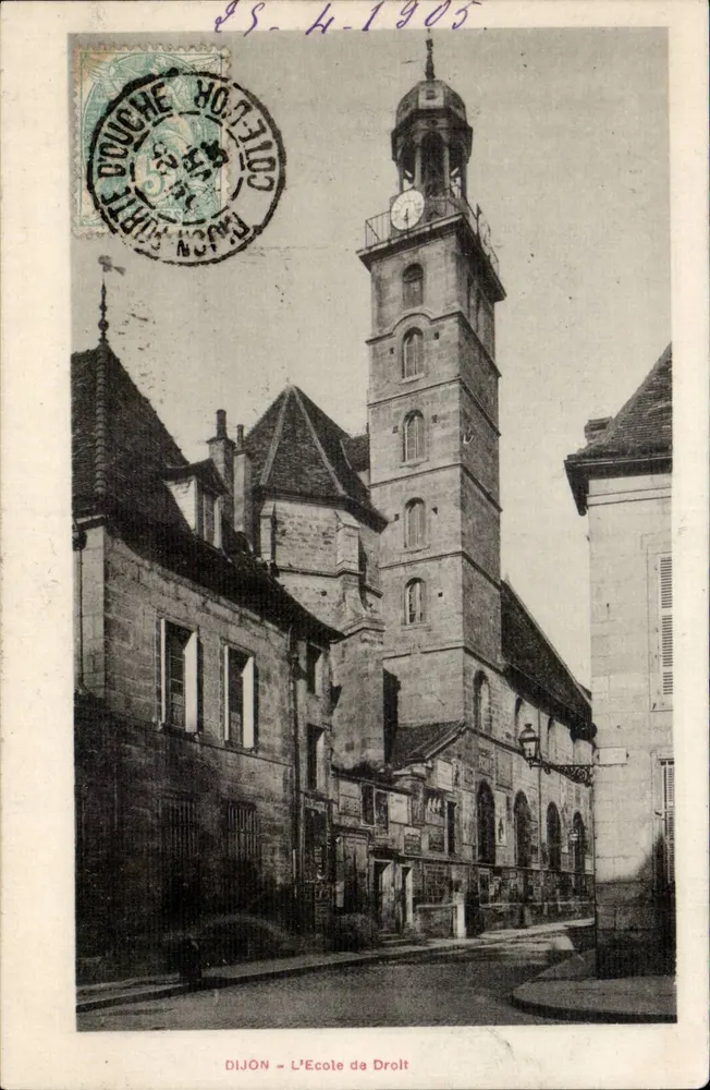 Dijon — A Escola de Direito — editor Douche & Cie, n° 88-A - Frente