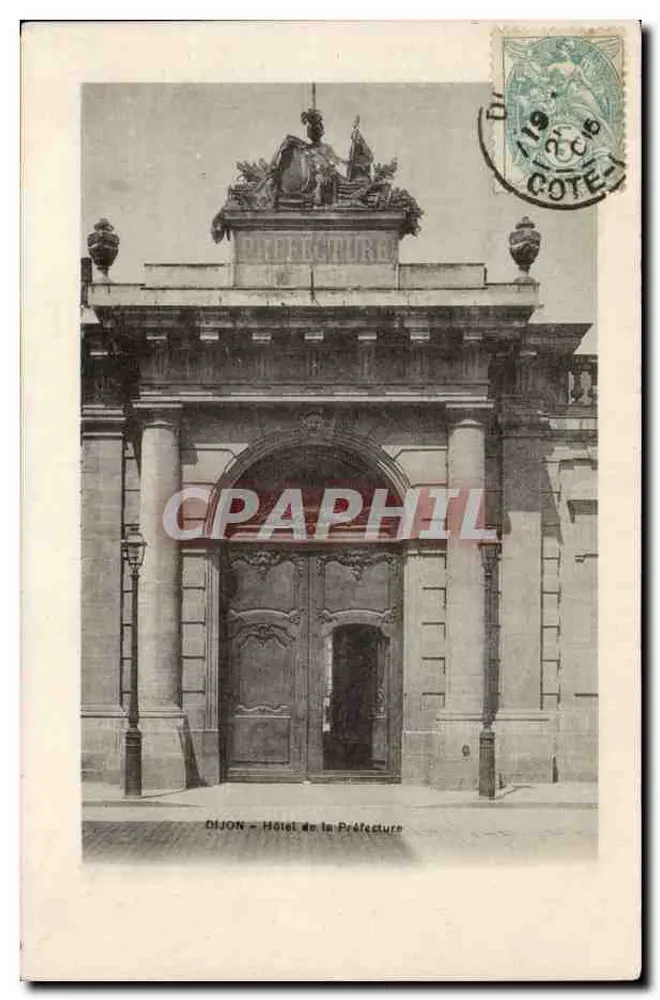 Dijon — Hotel da Prefeitura — editor não visível, número de série não visível - Frente
