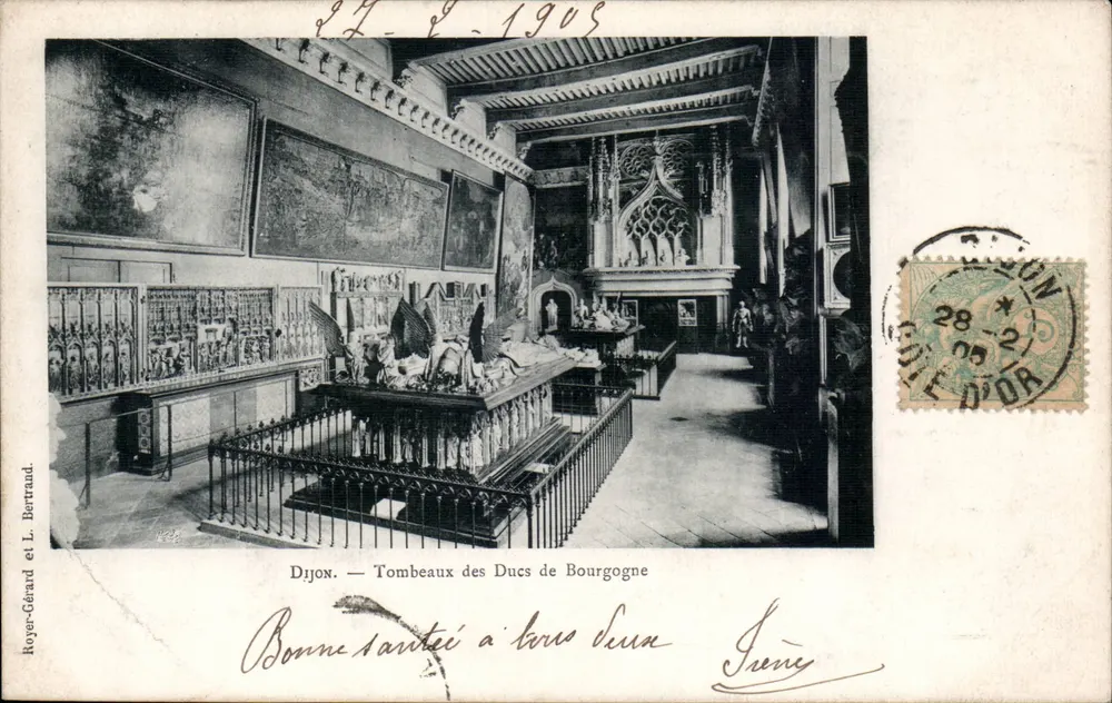 Dijon — Tombe van de Dukes van Bourgondië — Royer-Gérard en L. Bertrand - Voorkant