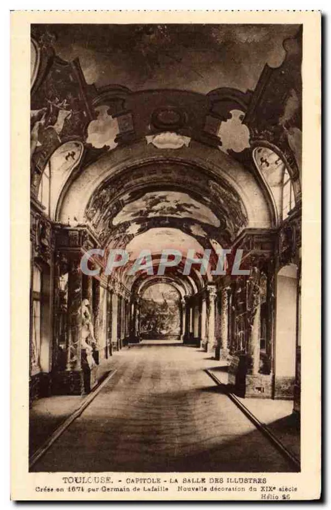 Toulouse - Capitole - Die Halle der Ehrwürdigen - Neue Dekoration des 19. Jahrhunderts - Vorderseite
