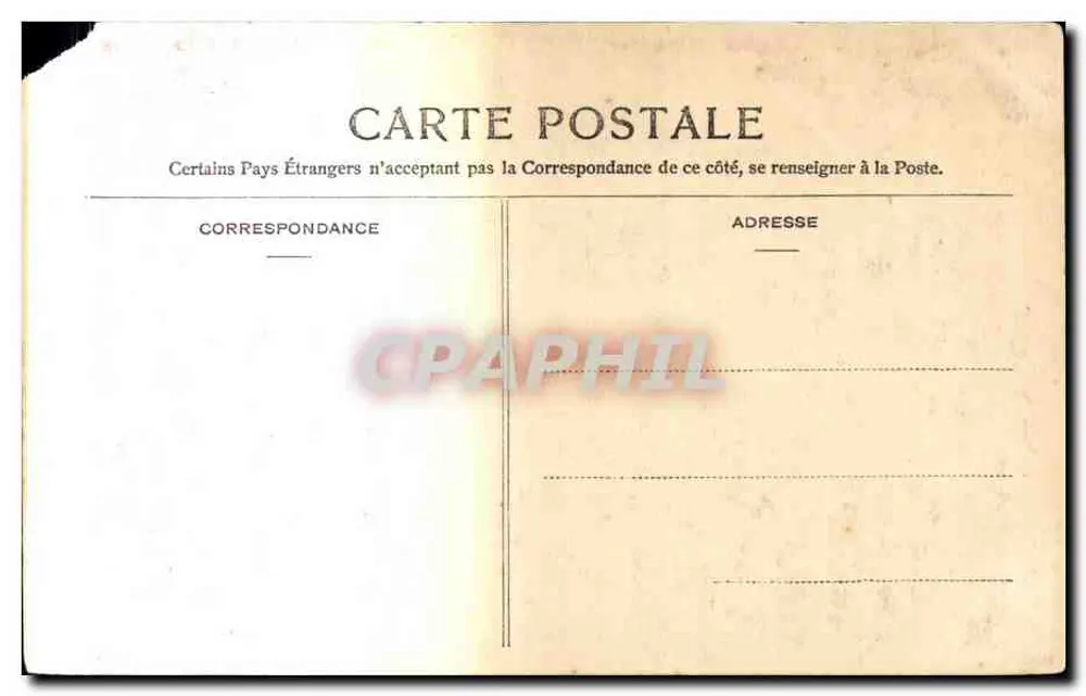 Campanario de San Sernin — Toulouse — Fototipia Larouche Frères, Toulouse, n° 124 - Reverso