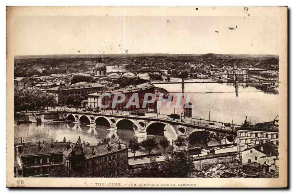 Toulouse — Allgemeiner Blick auf die Garonne — Edition Pyrénées-Océan - Vorderseite