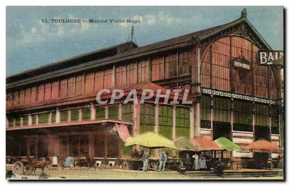 Toulouse — Mercato Victor Hugo — Editore: Bains - Recto