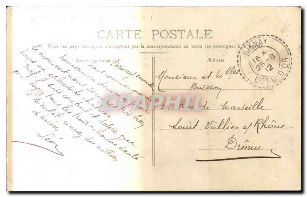 Dijon — Praça Darcy — Edição L.S. Dijon, n°145 - Verso