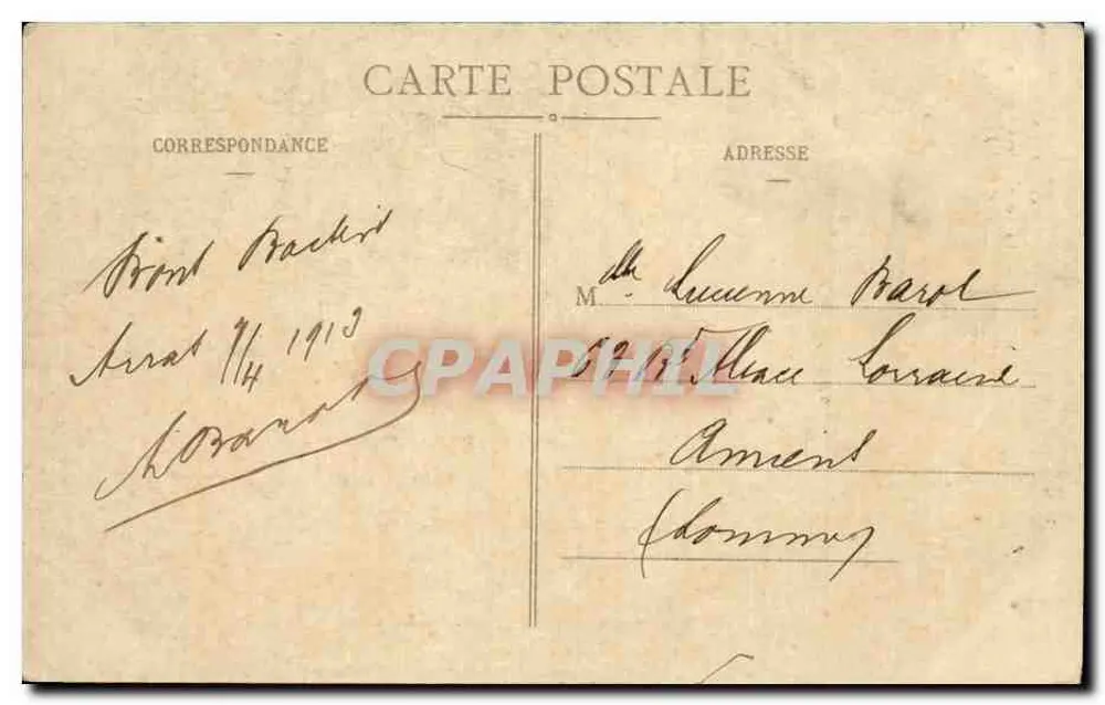 Arras - A Torre de São João Batista (século XVI) - B.D. - Verso
