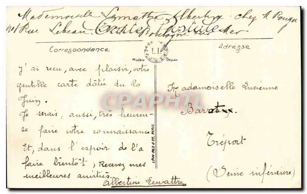 Boulogne-sur-Mer — Säule der Grande Armée — LL, Nr. 273 - Rückseite
