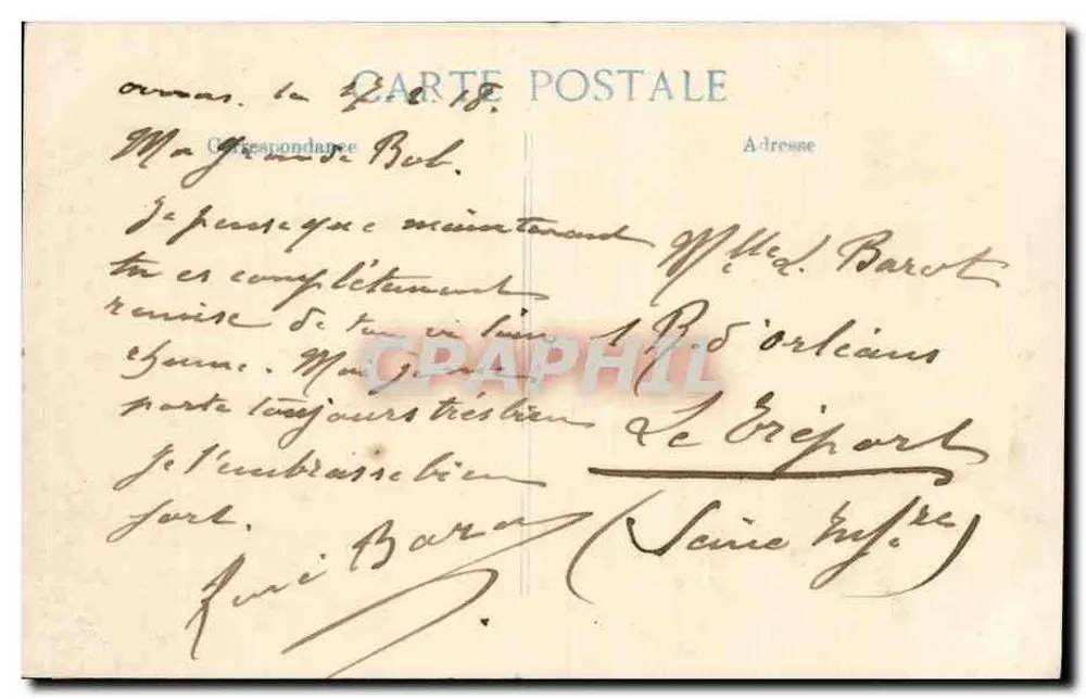 Arras — Der Glockenturm nach dem Bombenangriff vom 6. Oktober 1914 — E. Duff, Drucker in Arras - Rückseite