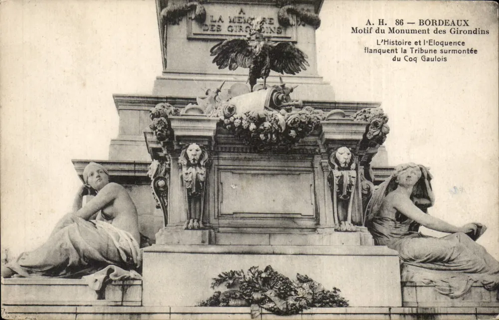 Bordeaux — Monument der Girondins — A. H. 86 - Vorderseite