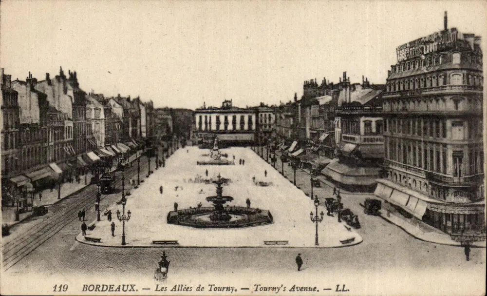 Bordeaux — Les Allées de Tourny — Tourny's Avenue — LL. — N° 119 - Vorderseite