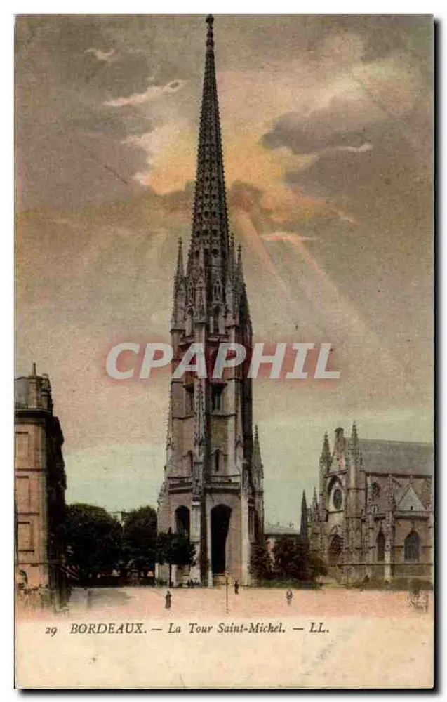 Bordeaux — Torre Saint-Michel — LL. n°29 - Frente