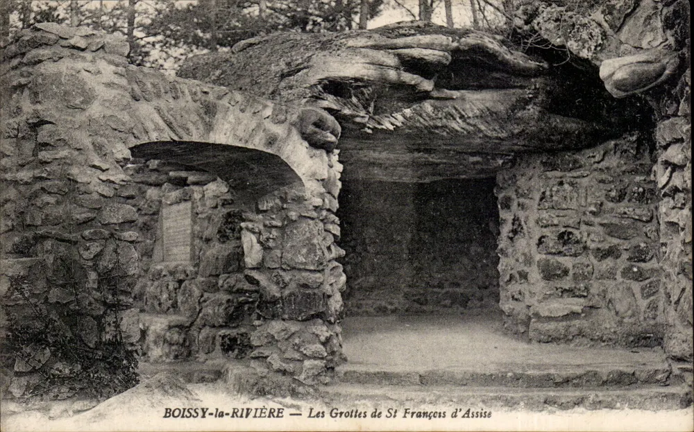 Boissy-la-Rivière — Die Grotten von St. Franz von Assisi - Vorderseite