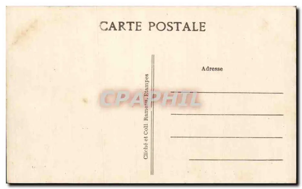 Boissy-la-Rivière (S.-et-O) — Ansicht der Kapelle des Schlosses — Verlag Jardileet - Rückseite