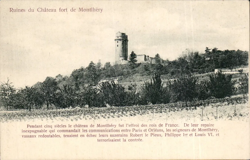 Ruinen Des Geflügelten Schlosses Montlhéry — Trianon-Ausgabe Nr. 1183a - Vorderseite
