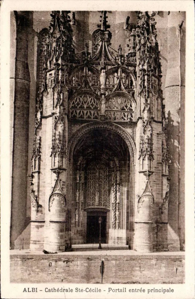 Albi - Kathedrale Saint-Cécile - Haupteingangstor - Vorderseite