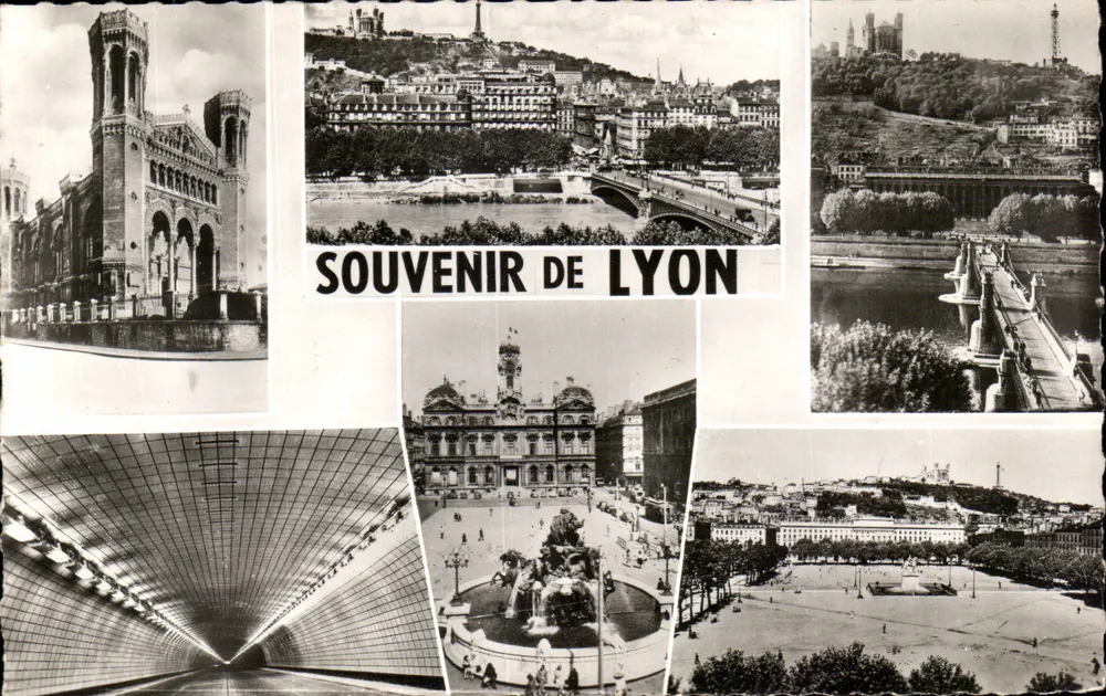 Lyon — Lembrança de Lyon — Editor: TROLLIE e FILS (n° 107) - Frente